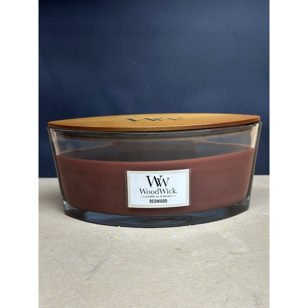 WoodWick Redwood Ellipse 16 oz Hearthwick Scented Candle Discontinued